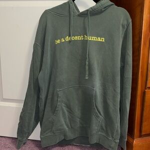 PlanBri Uncut “be a decent human” hoodie